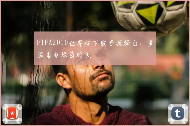 FIFA2010世界杯下载资源释出,重温南非绿茵对决